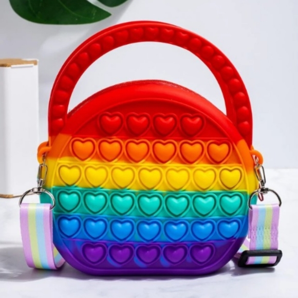 Colorblock Bubble Circle Bag - Picture 3 of 4